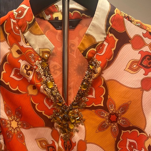 Floral vintage Print Mini Dress - Picture 2 of 13